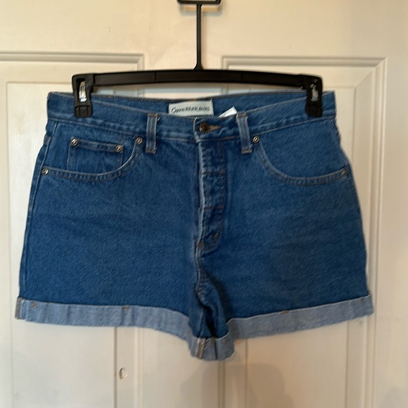 Blue Denim Jean Shorts - Picture 1 of 7